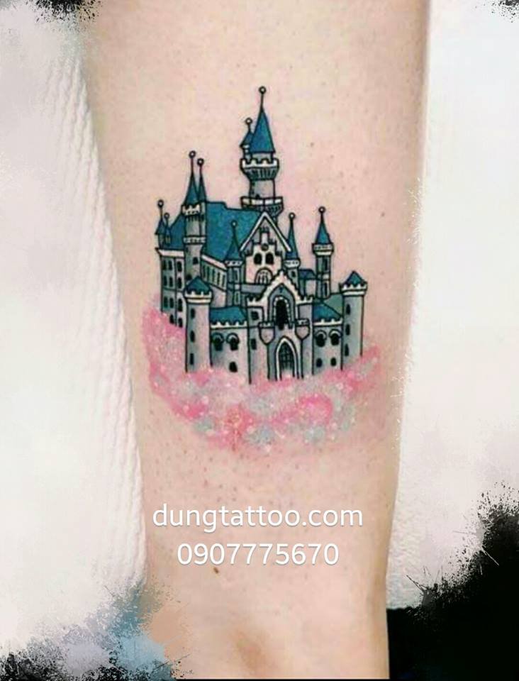 Xăm cho bạn sinh viên thích phim disney - 0907775670