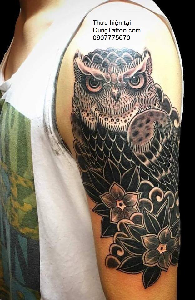 hinh xam chin cu thuc hien dũng tatoo 0907775670