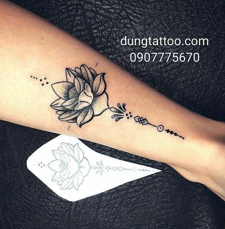 dũng thực hiện hinh xam hoa sen co tay nghe thuat 0907775670